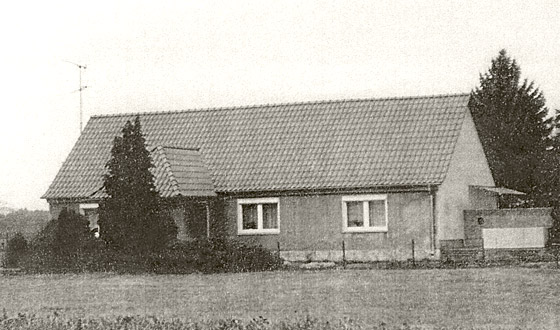 Blick auf das ehemalige Ziegeleigrundstück, Gärtnerhaus.