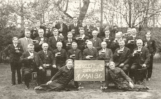 Ziegelei Max Snger 1. Mai 1936 in Bergzow.