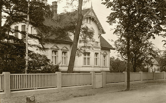 Villa der Familie Northe in Derben um 1930