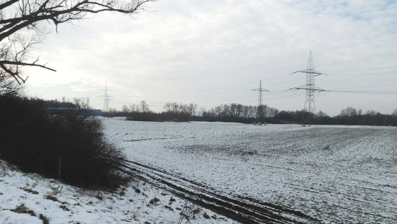 Ehemaliger Standort der Ziegelei Schwarzer Berg. Foto: Chr. Schmette. 