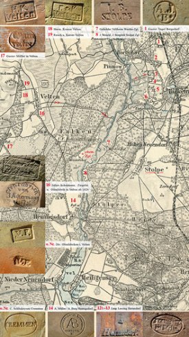 Karte Region Stolpe Birkenwerder Hermsdorf Velten