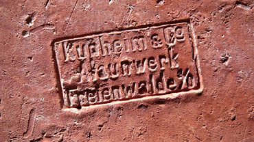 Maschinen-Ziegel Freienwalde a/O., Kuhnheim & Co. Alaunwerk, ca. 1880-1910. Berlin, Milchkur-Anstalt, Bergmannstrasse Am Victoriapark.
