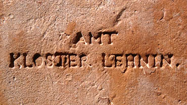 Ziegel Lehnin, Amt Kloster Lehnin, Amtmann von Loebel, ca. 1830-1900. Berlin, Mehringdamm Bauschutt.