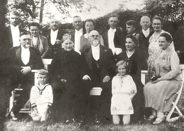 Familie Witte Goldene Hochzeit 1930 