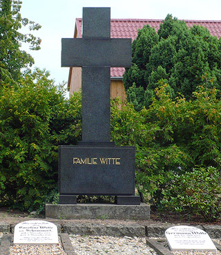 Grabstelle der Famile Witte in Bützer