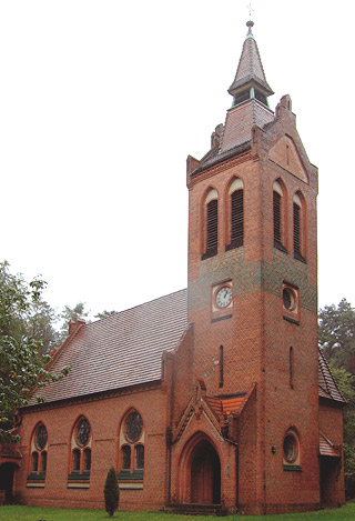 Kirche in Magdeburgerfort Witte Ziegel