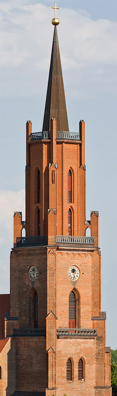 Turm der Kirche St. Marien Andreas in Rathenow