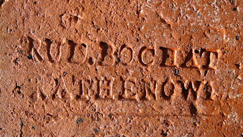 Ziegelstempel RUD. BOCHAT RATHENOW 1