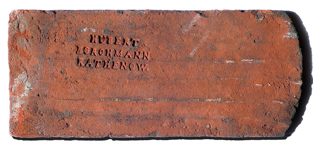 Rathenower Dachziegel HUBERT BORCHMANN RATHENOW 1843 — 1875 Ziegelei Ludwigslust bei Steckelsdorf