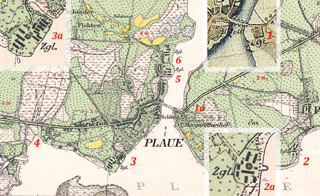 Geologische Karte Blatt Plaue 1892 Ziegelei Wiesike Plauerhof Michaelis Plaue v. Königsmarck