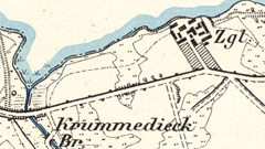 Karte der Ziegelei LOETZE am Semliner See - Ziegelei Carl Borchmann 1817