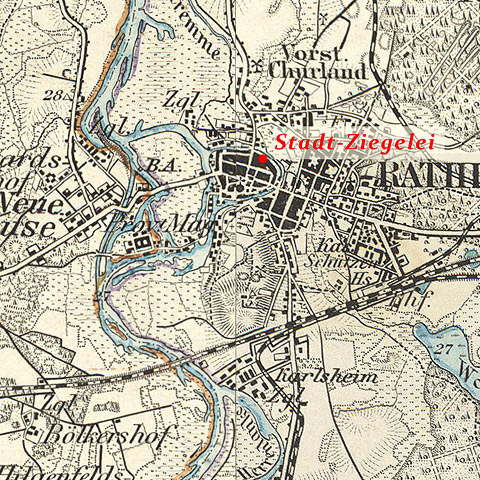 Karte Stadt-Ziegelei Rathenow