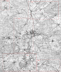 Rathenow und Umgebung Karte mit Ziegeleien