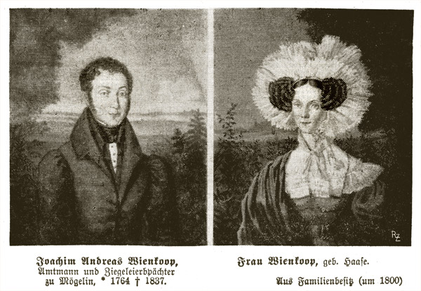 Ehepaares Wienkoop (1764-1837), Amtmann und Ziegeleipächter
