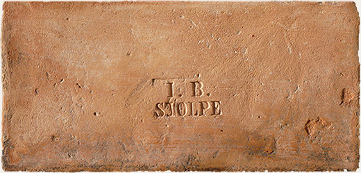 Voll-Verblendziegel STOLPE - um 1845 Stempel: I. B. STOLPE