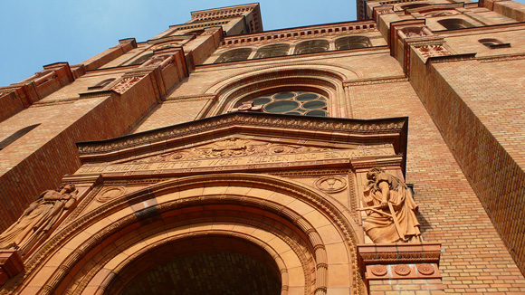 Hermsdorfer Ziegel St. Thomas-Kirche Mariannenplatz Friedrich Adler 1865 bis 1869