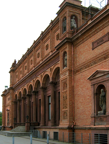 Hermsdorfer Ziegel Neue Hamburger Kunsthalle von der Hude 1863 bis 1869