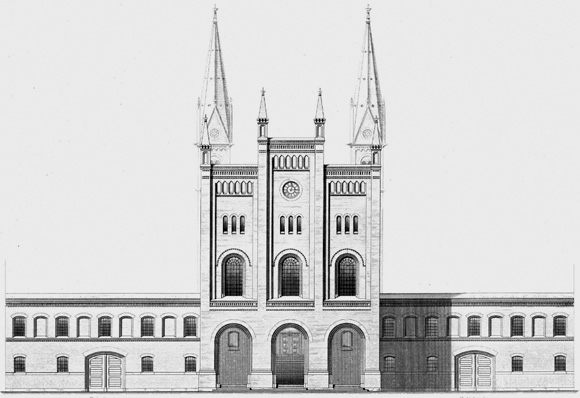 Hermsdorfer Ziegel Christus-Kirche Berlin Friedrich Adler 1865 vollendet