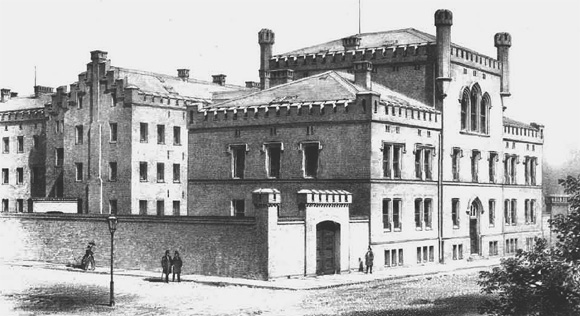 Hermsdorfer Ziegel Schuldgefngnis in der Berliner Knigsvorstadt Friedrich Albert Cremer 1864
