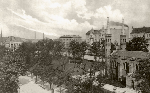 Hermsdorfer Ziegel Kirche auf dem Ltzow Charlottenburg Friedrich August Stler Bauinspektotr J. Manger 1848 bis 1850