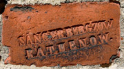 Berlin Lehrter Strasse Ziegelstempel SNGER BERGZOW RATHENOW