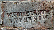 Berlin Lehrter Strasse Ziegelstempel W. VOIGTLNDER RATHENOW. Gsen / Parey