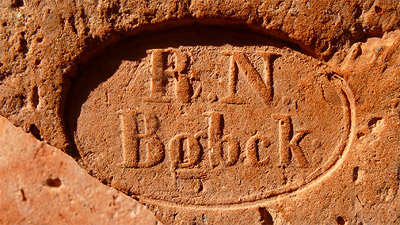 Ziegelstempel RN Bgbck - Baumgartenbrück bei Potsdam/Werder