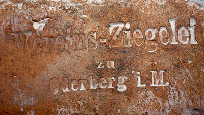 Ziegelstempel Vereins-Ziegelei zu Oderberg in der Mark
